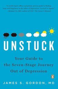 Unstuck - 70 West Counseling Image of Book Jacket "Unstuck"