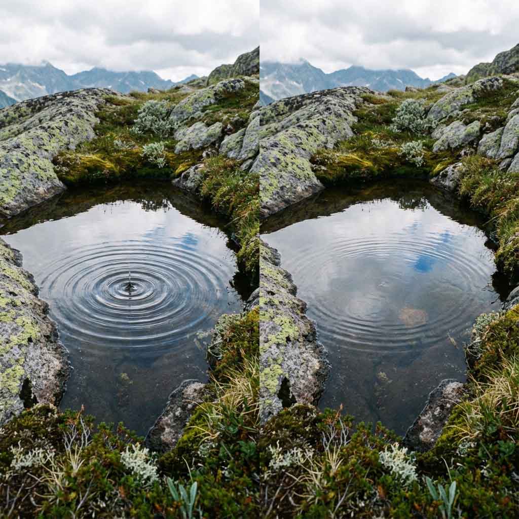 Ripples on a pool symbolizing Interpersonal Neurobiology connection"