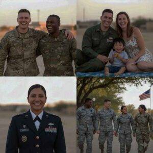 Collage of smiling military personnel and their families, representing the welcoming and specialized Tricare counseling services at 70 West Counseling.